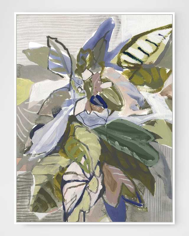 "House Plant Study 1" Framed Giclee